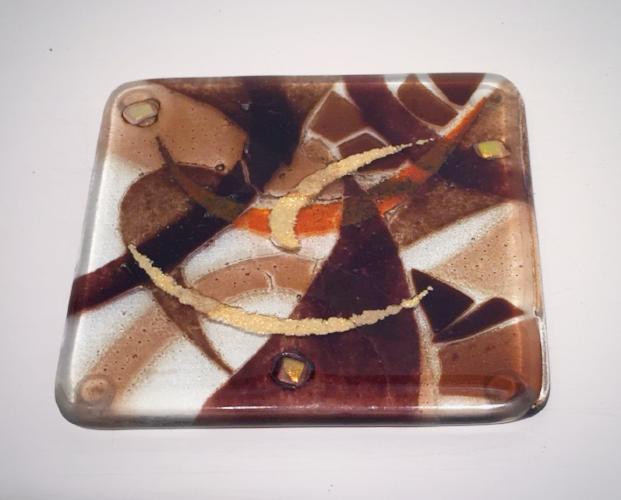 Abstract Coaster (Brown)