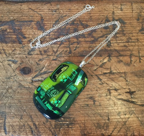 Green Glass Pendant (Large)