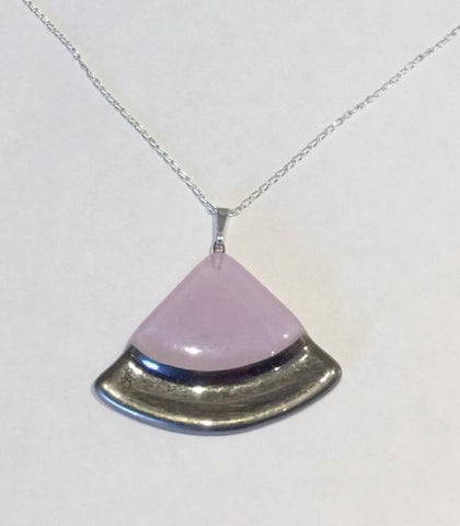 Fan Bubble Pendant 1 (Light Mauve)