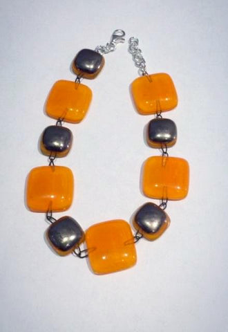 Orange Platinum Bracelet (A87)