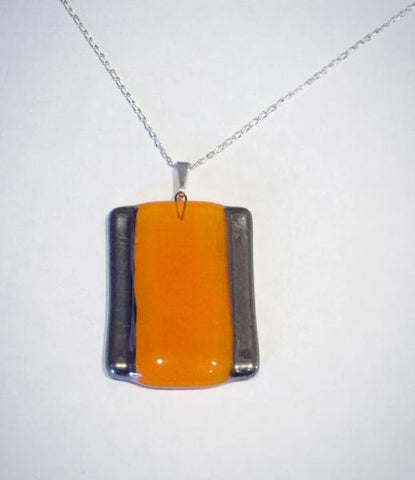 Rectangle Pendant 1 (Orange)