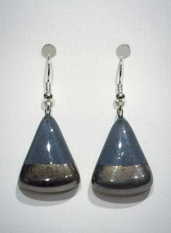 Triangle Earrings 1 (Silver Grey)