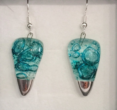 Bubble Cone Earrings (Turquoise)
