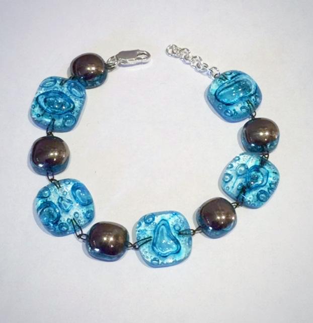 Glass Bracelet 1 (Turquoise)