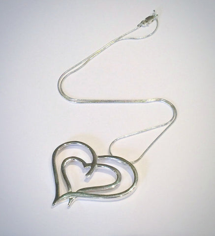 Large Double Heart Pendant