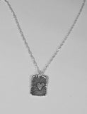 Silver Pendant with Heart