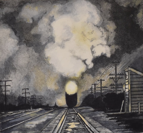 Night Train (12/40) framed