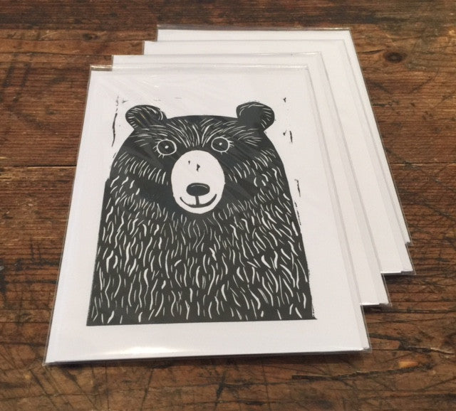 Bear Card (Black)