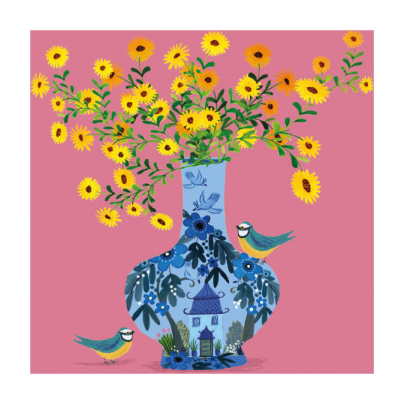 Blue Vase (card)
