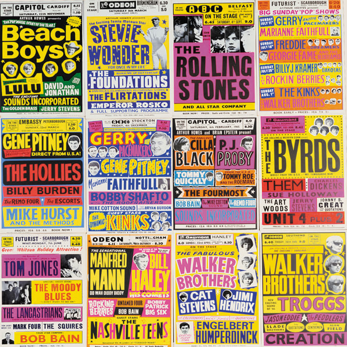 British Concert Posters (card)