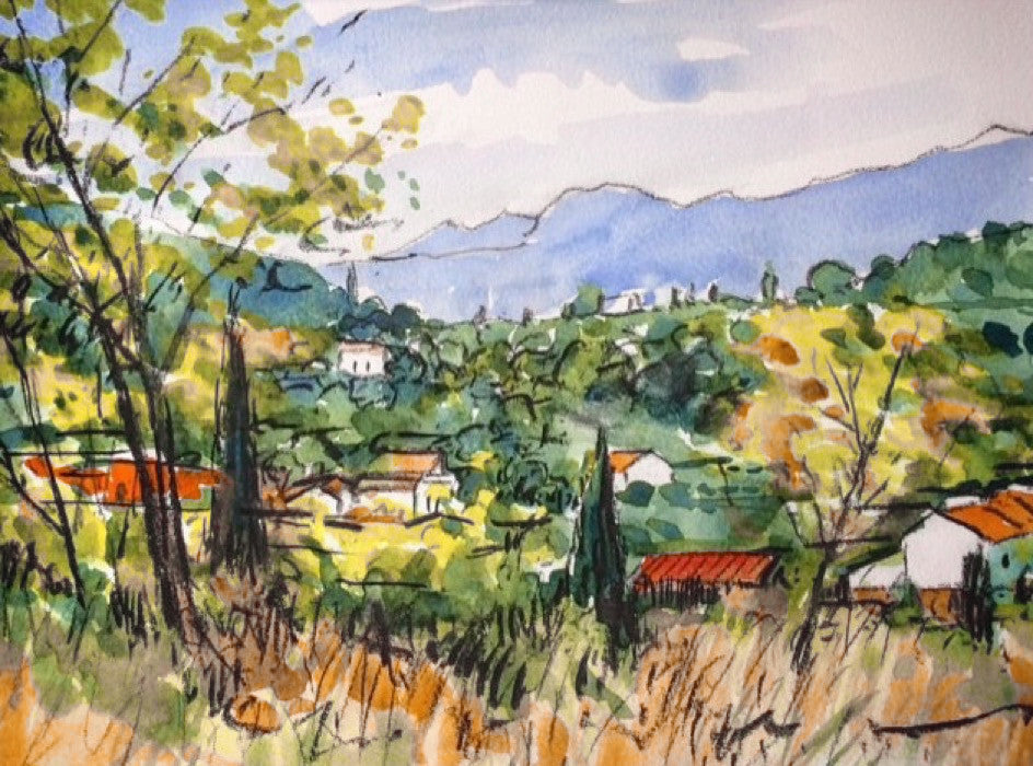 Landscape near Ceret