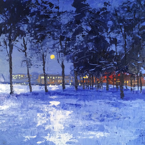 The Cadbury Factory in Moonlight