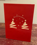 Double Christmas Tree Card
