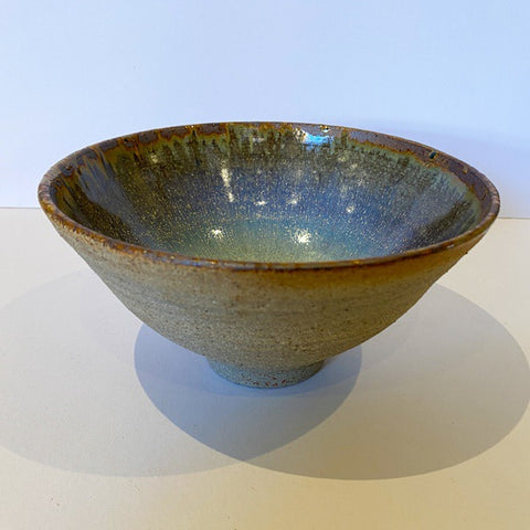 Ceramic Bowl, Brown Rim, unglazed external (MM11)