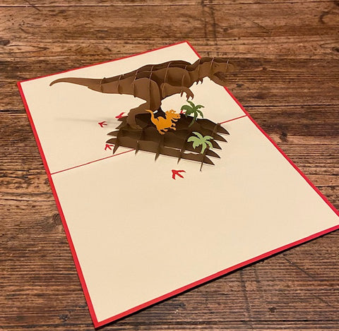 Large Dinosaur Card