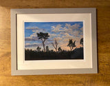 Late Autumn Evening on the Lickey 1/150 Giclee Print, Framed (RR06)