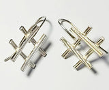 Sterling Silver Character hook Earrings (FH35)