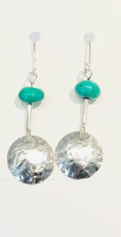 Silver & Turquoise Earrings