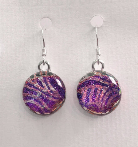 Dichroic Glass Earrings 2