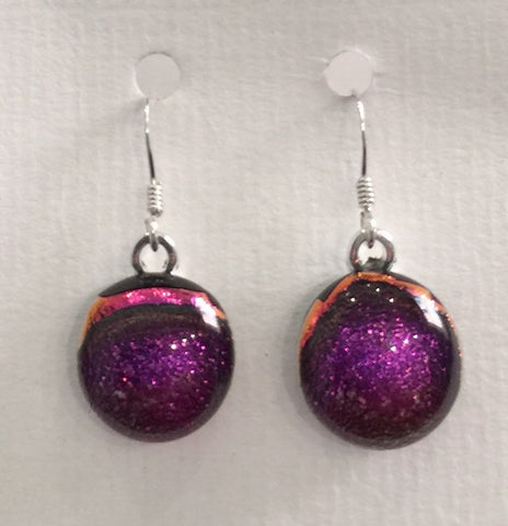 Dichroic Glass Earrings 3
