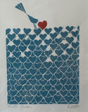 Hearts Garden (Teal)