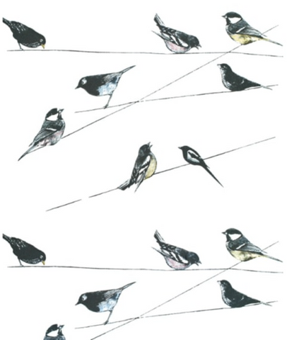 Garden Birds Wallpaper (card)