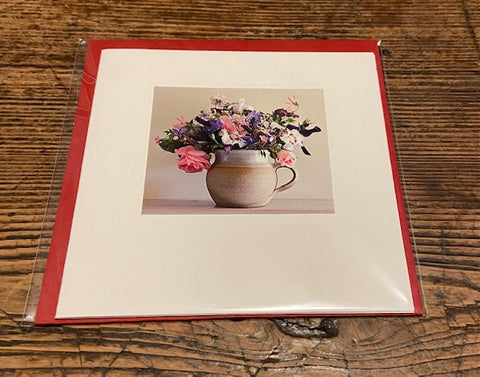 Summer Flowers in a Mug (card)