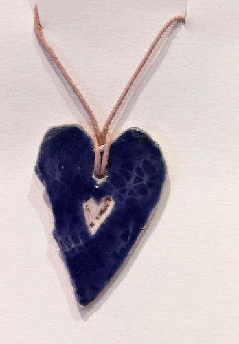 Blue Heart Pendant