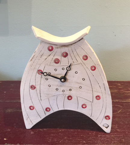 Ceramic Clock with Dots