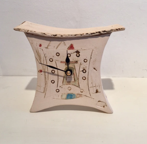 Mini Clock 1 (House) – Purple Gallery