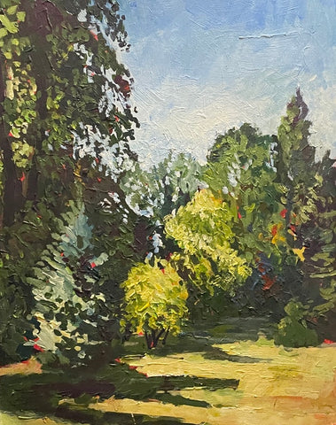 Summer in Winterbourne. Acrylic on Paper (DS04)