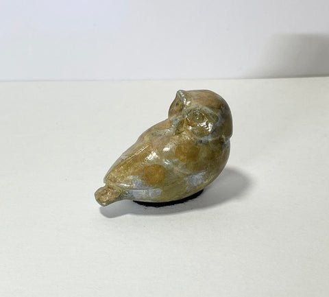 Barn Owl, Small. Solid Bronze Sculpture (LF20A)