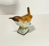 Wren, Small Solid Bronze Sculpture (LF01)