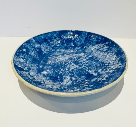 Blue Ceramic Plate (MM17)