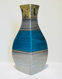 Metal Art Vase 1 with glass tube (WV)