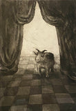 Theatrical Goat a/p, Etching Print (CS09)