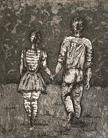 Young Love (a/p) Etching Print (TB08)