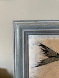 Triple Mackerel. Acrylic, framed (R01)