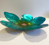 Turquoise Flower Bowl (WB)
