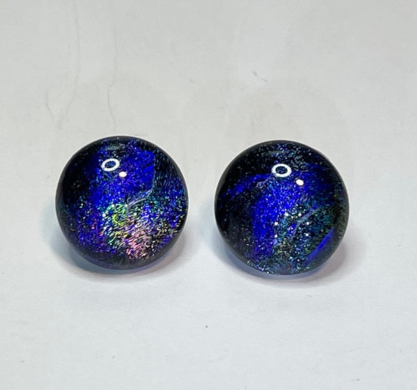 Dichroic Glass Stud Earrings (AF23)