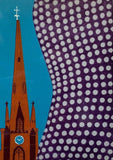 Selfridges with St. Martin's Church 9/20 FRAMED (JI15)