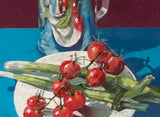 Tomatoes and Spring Onions. Pastel (JS02)