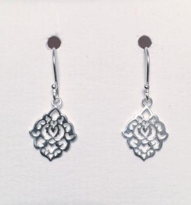 Filigree Style Abstract Design Earrings 2