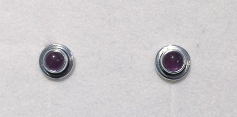 Small Amethyst Studs