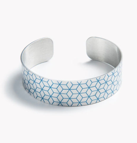 Cuff Bracelet 'Maia-Teal' (LG61)