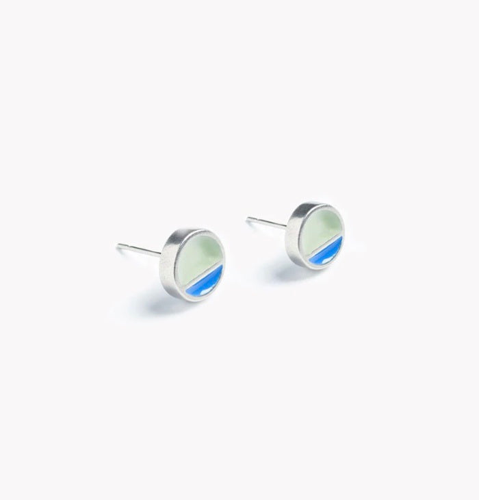 Stud Earrings Horizon-Blue (LG71)