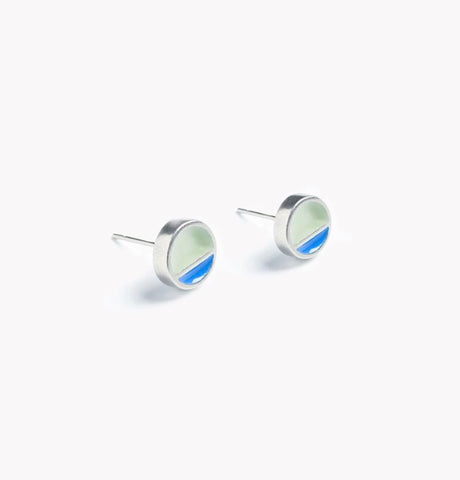 Stud Earrings Horizon-Blue (LG71)