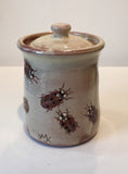 Ladybirds Lidded Pot (small)