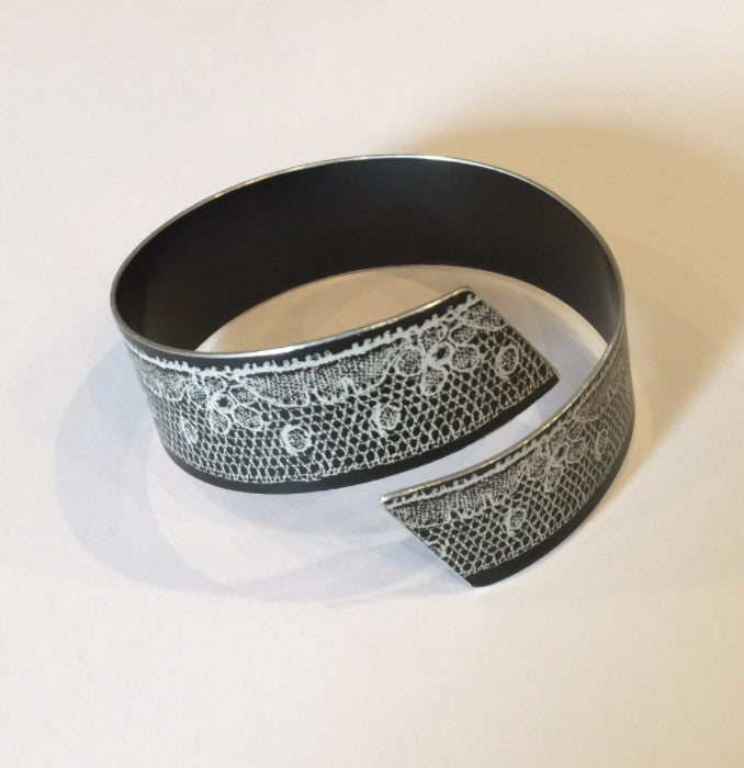 Black Lace Bangle