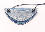 Blue Acrylic Pendant